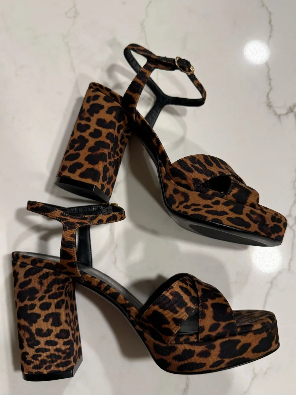 Stuart Weitzman bold leopard